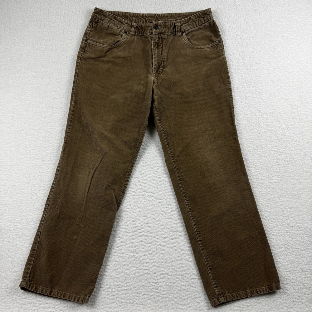 Patagonia Pants Mens 36 Brown Cotton Corduroy Mid Rise Streetwear Straight Leg
